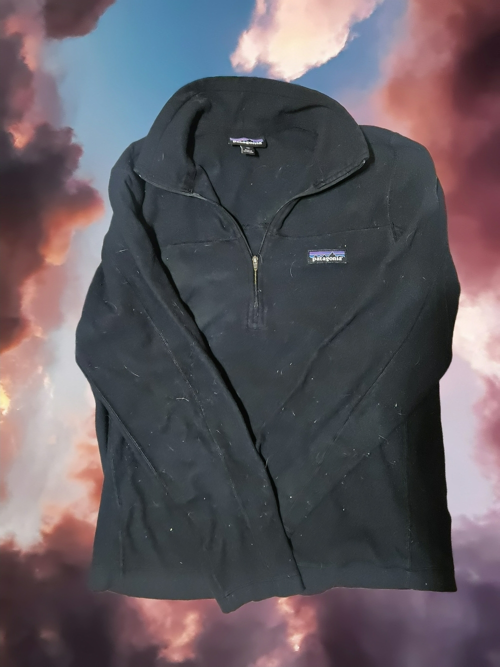 Patagonia Black Women’s Half-Zip Teddy Jacket